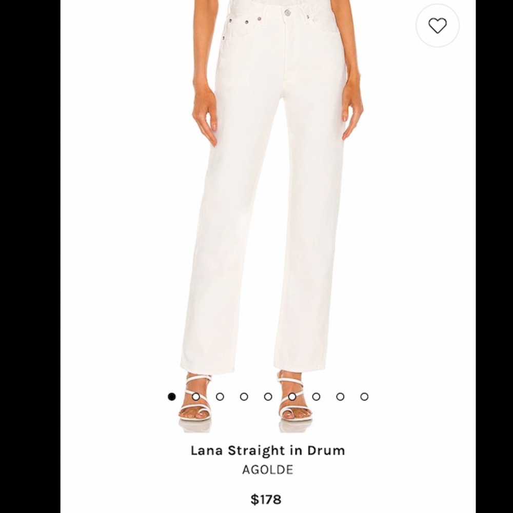Agolde Lana Straight Jeans size 25
